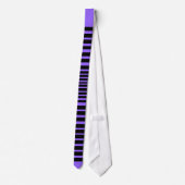 Wilde Stripe Stropdas (Paarse Zebra) (Achterkant)