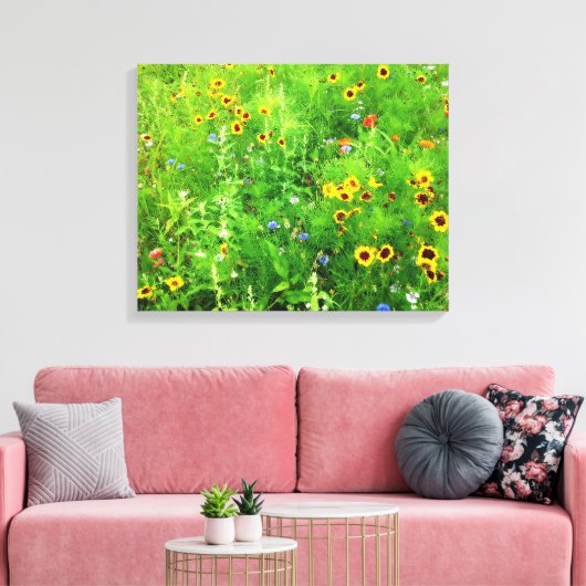 WILDE STROMEN CANVAS AFDRUK (Insitu (Woonkamer))