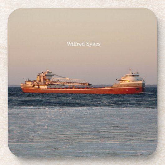 Wilde Sykes set van 6 harde plastic onderzetters (Voorkant)