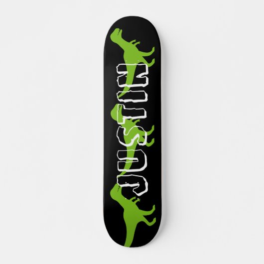 Wilde T rex dinosaur aangepast skateboard (Voorkant)