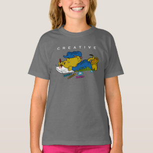 Wilde tekening t-shirt
