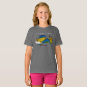 Wilde tekening t-shirt (Voorkant volledig)