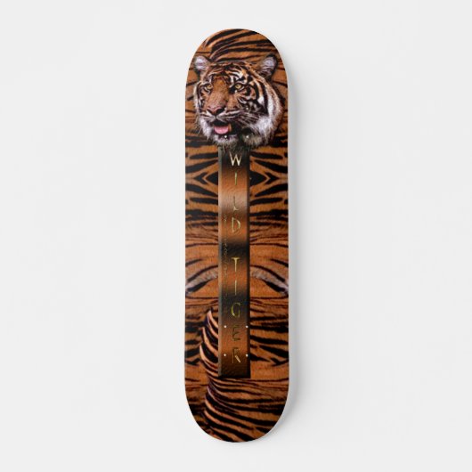 WILDE TIGER! Skateboard (Voorkant)