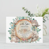 Wilde Tijd Cute Australian Birthday Kaart (Staand voorkant)