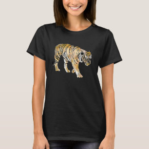 Wilde Tijger Aquarel Tijgers Grote Kat T-shirt