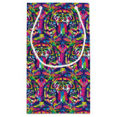 Wilde Tijger Dank Je Favor Zak Klein Cadeauzakje (Achterkant)