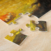 Wilde Tijger en een Slang (Dieren Kunst) Legpuzzel (Zijkant)