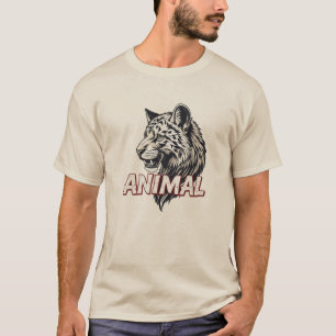 Wilde Tijger Geest – Grafisch Dier T-shirt