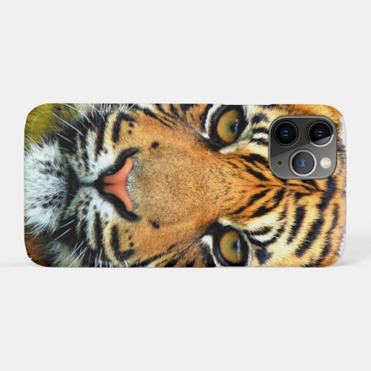 Wilde Tijger Gezicht Case-Mate iPhone Case (Achterkant (horizontaal))