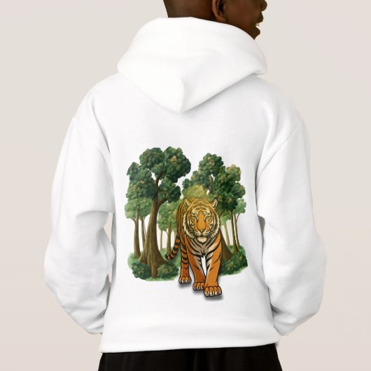 “Wilde tijger in het bos – Natuurlijk licht Jungle (Achterkant)