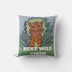Wilde Tijger Kussen