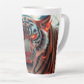 Wilde Tijger Latte Mok (Rechterhoek)