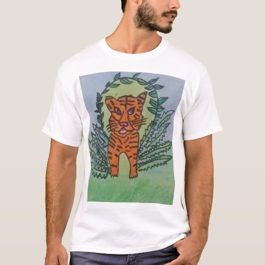 wilde tijger t-shirt (Voorkant)