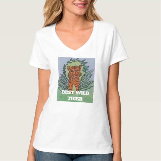 Wilde Tijger T-shirt (Voorkant)