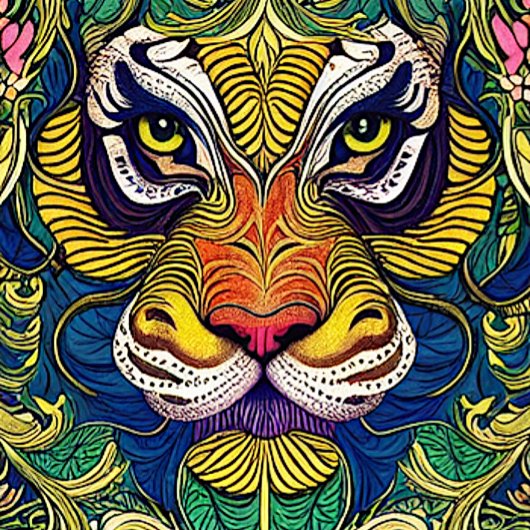 Wilde tijgerspeelkaarten pokerkaarten