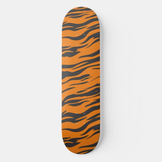 Wilde Tijgerstreep - dierenprint Skateboard | DP7 (Voorkant)