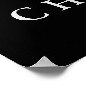 Wilde tijgervlakte Motivatie uitdagingsofferte Poster (Hoek)