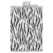 Wilde tijgerzijde op tijgerroerlenmeyer heupfles (Achterkant)