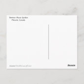 Wilde toronto wekken briefkaart (Achterkant)