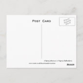 Wilde tranquiliteit, mooie kerkhof. Hopwas UK Briefkaart (Achterkant)