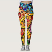 Wilde & Trippy Paddenstoel Skin Leggings (Voorkant)