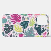 Wilde tropisch regenwoud, herhalend patroon Case-Mate iPhone case (Achterkant (horizontaal))