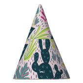 Wilde tropisch regenwoud, herhalend patroon feesthoedjes (Rechts)