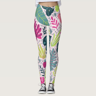 Wilde tropisch regenwoud,  herhalend patroon leggings