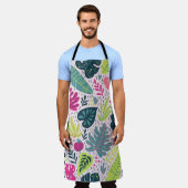 Wilde tropisch regenwoud,  herhalend patroon schort (Gedragen)