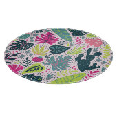 Wilde tropisch regenwoud, herhalend patroon snijplank (Hoek)