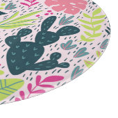 Wilde tropisch regenwoud, herhalend patroon snijplank (Hoek)