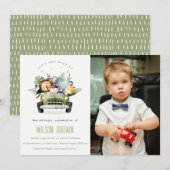 Wilde tropische Oerwouden in de auto, geboortenfot Kaart (Voorkant / Achterkant)