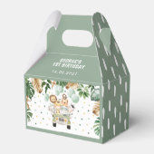 Wilde tropische Oerwouden Safari Bedankdoosjes (Voorkant Zijde)