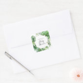 Wilde Tropische palm Baby shower Envelope zegels (Envelop)