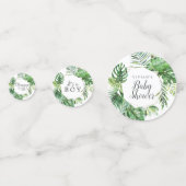 Wilde tropische palm Het is een padvinder Baby sho Confetti (Voorkanten)