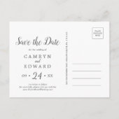 Wilde tropische palm sparen het Briefkaart van de  (Achterkant)