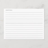 Wilde tropische palm Vrijgezellenfeest Recipende K Briefkaart (Achterkant)