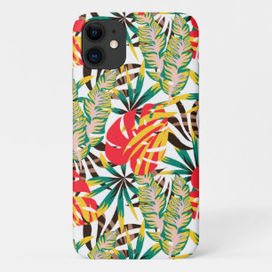 Wilde tropische palmbladeren Case-Mate iPhone case