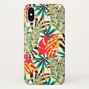 Wilde tropische palmbladeren Case-Mate iPhone case