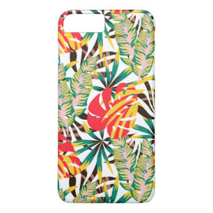 Wilde tropische palmbladeren iPhone 8/7 plus hoesje