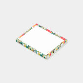 Wilde tropische palmbladeren post-it® notes (Schuin)