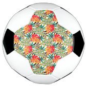 Wilde tropische palmbladeren voetbal (Gedraaid)