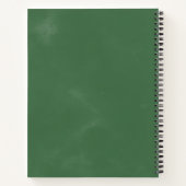 Wilde tropische palmkorst Baby shower Notitieboek (Achterkant)