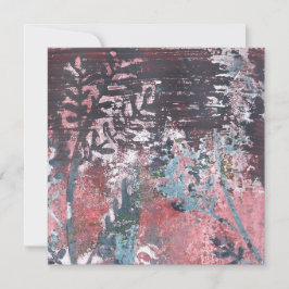 Wilde tuin bij schemer gelprint
