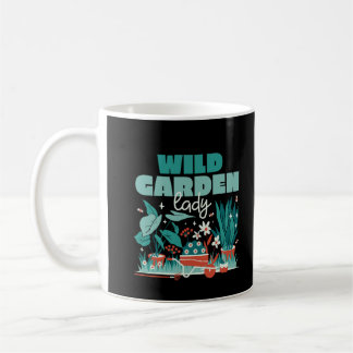 WILDE TUIN DAME LIEF TUIN MET PLANTEN KOFFIEMOK