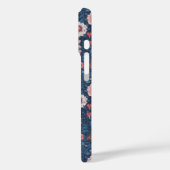 Wilde tuin in blauw Case-Mate iPhone case (Achterkant / Links)