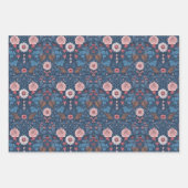 Wilde tuin in blauw inpakpapier vel (Voorkant 3)