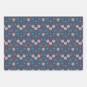 Wilde tuin in blauw inpakpapier vel (Voorkant 2)