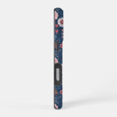 Wilde tuin in blauw iPhone hoesje (Rechterkant)