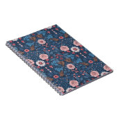 Wilde tuin in blauw notitieboek (Rechterzijde)